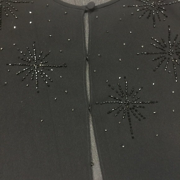 ADRIANNA PAPÉLL Evening Essentials Sheer Jacket PL - Picture 7 of 8